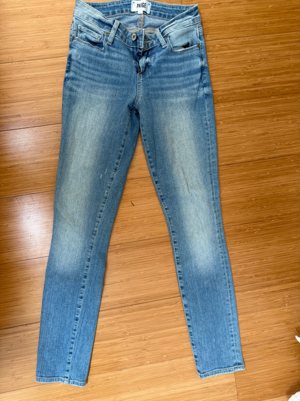 PAIGE Light Wash Blue Women's Skinny Jeans 24